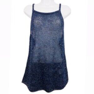 New! Gap Knitted Shimmer Spaghetti strap T…